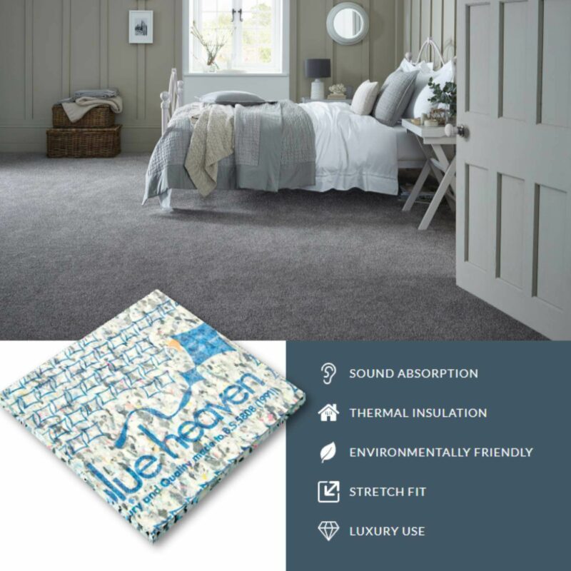 Ball & Young - Blue Heaven 11-11mm - Carpet Underlay - 15.07m2 benefits