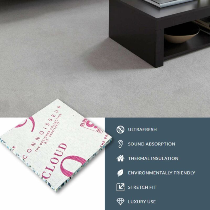 Cloud 9 - Connoisseur 10 - 10mm - Carpet Underlay - 15.07m2 benefits