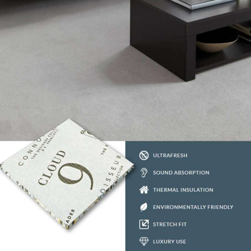 Cloud 9 - Connoisseur 8 - 8mm - Carpet Underlay - 15.07m2 benefits