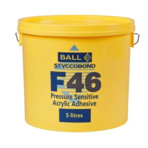 F Ball - F46 Pressure Sensitive Acrylic Adhesive - 5ltr