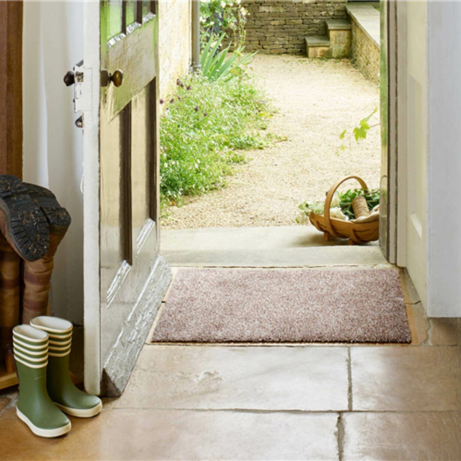 Indoor Dirt Trapping Turtle Mat Fawn