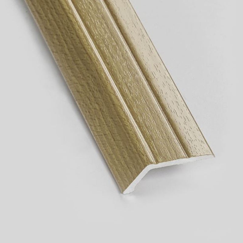 M04 - 8mm Angle Edge Flooring Trim for Wood & Laminate Flooring - oak