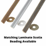 Self Adhesive Radiator Pipe Covers & matching Laminate Scotia Beadings